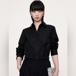 Banana Republic Black Button Down Shirt